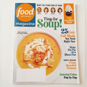 Food Network Magazine October, 2020 - Time For Soup! Fun Halloween Treats